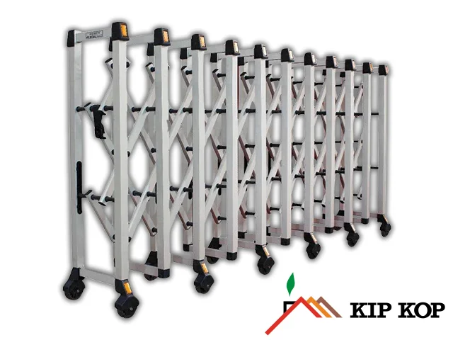 ZICK-ZACK AUSZIEHBARER ZAUN 4m