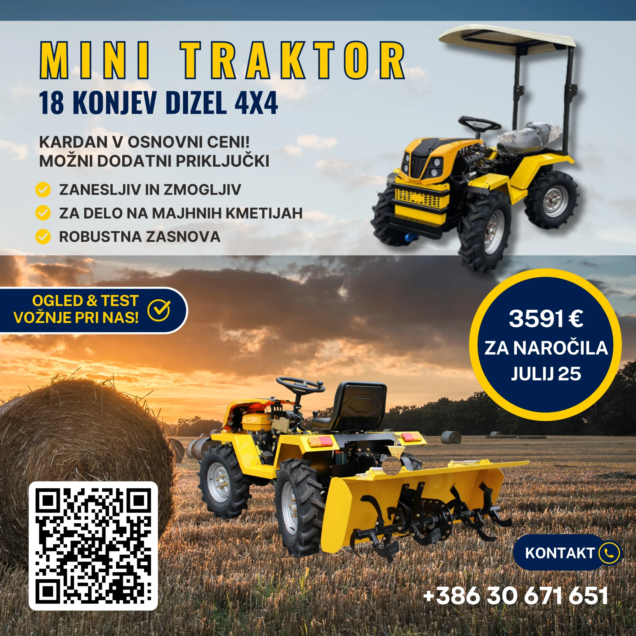 mini traktor